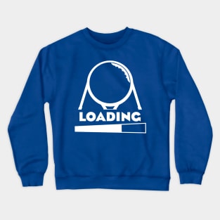 RollerCoaster Loading - White Crewneck Sweatshirt